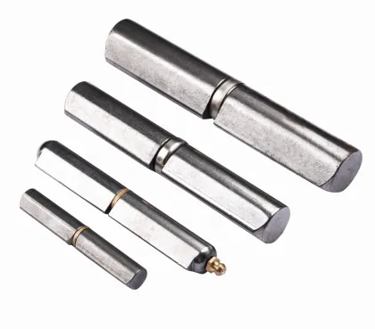 Water drop welding hinge for swing door