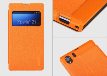 sony xperia z1 book case with window