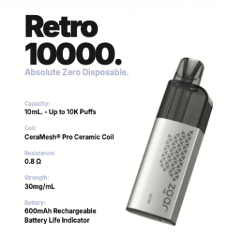 ZGAR Retro 10000 AZ Disposable Vape