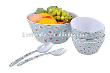 Plastic salad bowl, salad bowl, salad bowl set