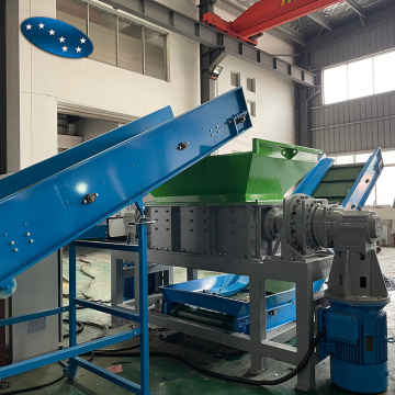 Waste Fruit basket Double shaft shredder crusher machine