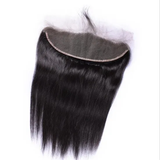 Peruvian Raw Hair Bundle with Lace 13X4 Deep Wave With Frontal