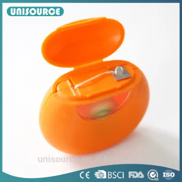 Whole sale 50 meters Nylon floss PTFE floss with plastic oval case