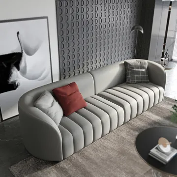 Leather antique sofa set
