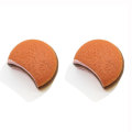 Carino Prendi un morso Biscotti dolci Cabochons in resina Adorabile Divertente Dessert Casa delle bambole Artigianato alimentare per orecchino Creazione di gioielli fai da te