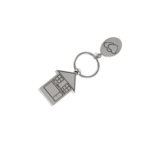 Metal House Shape USB Flash Drive