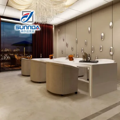 3D gres rustic cement non-slip balcony cement design trim porcelain tiles