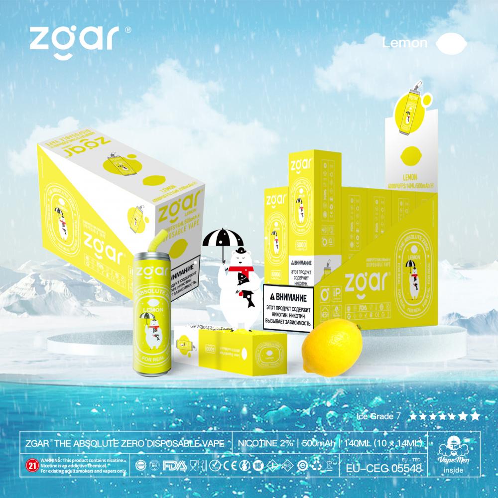 أفضل حالات التخلص من Vape Zgar Bar 6000 Puffs شعبية