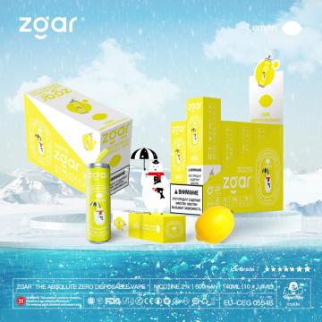 El mejor vape desechable Zgar Bar 6000 Puffs popular