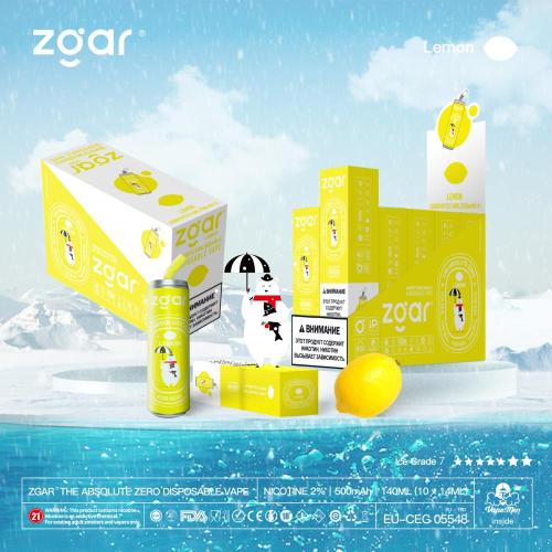 El mejor vape desechable Zgar Bar 6000 Puffs popular