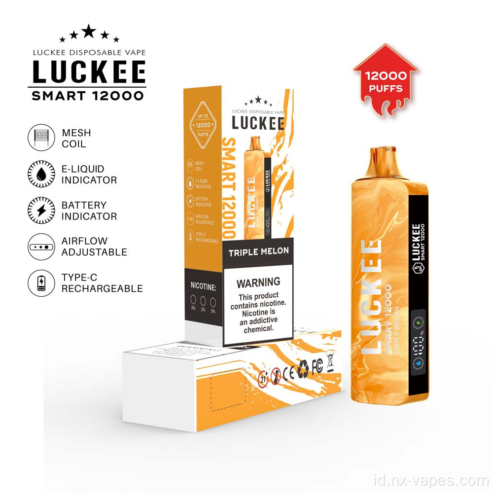 Luckee Smart 12000 Puffs Vape sekali pakai