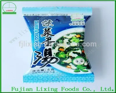 Instant soup of vegetable soup