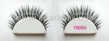 2016 new style, high quality pure handmade real Siberian mink eyelash, wispy strip eyelash