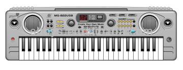 49 keys plastic toys MQ-822USB
