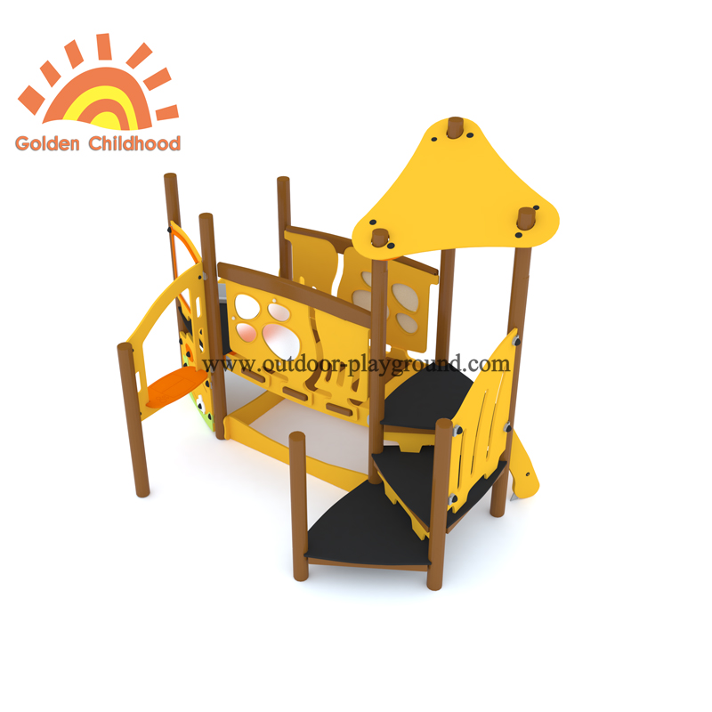 Hpl Panel Bridge Slide Outdoor Playground For Kids