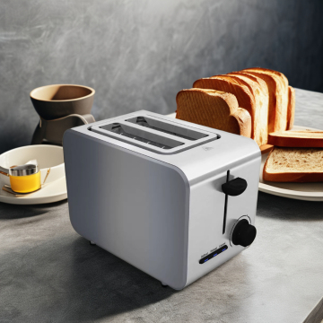 Extra Wide Slot 2 Slice Stainless Steel Toaster