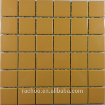 yellow color glazed Ceramic mosaic