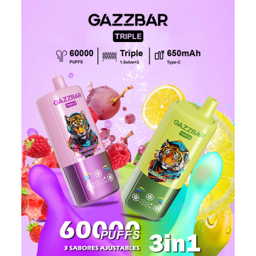 Gazzbar Vopk Triple 60k Puffs