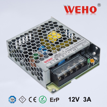 Full range voltage input 35W 12V LED POWER SUPPLY Open Frame Driver