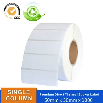 fashion design roll application custom blank direct thermal label