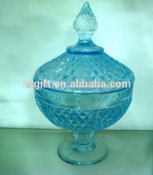 Elegant and chic handicrafts ocean blue glass vase