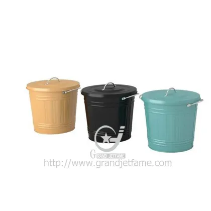 metal storage bin home galvanized storage bin