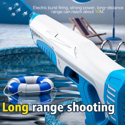 High-Capacity Automatic Water Blaster Gun for Outdoor Games and Parties