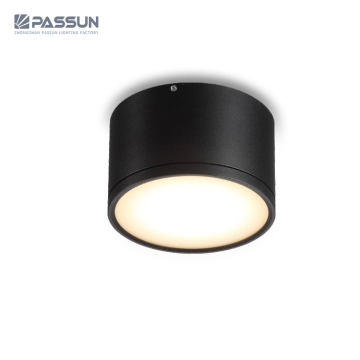 Factory Wholesale Black Cilinder LED Downlight LED - 9W 12W 15 Wfiling Surface Montate