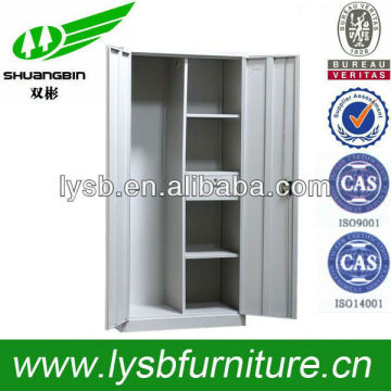 Metal wardrobe adjustable cabinet shelves