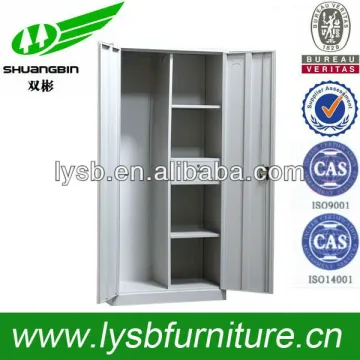 Metal wardrobe adjustable cabinet shelves