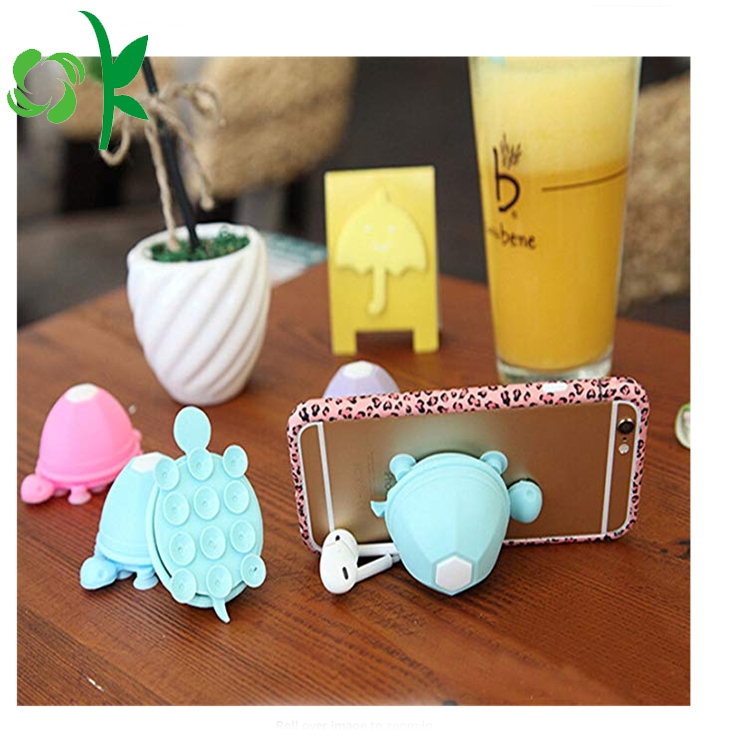 Cute Tortoise Silicone phone Holder Headphone Winder