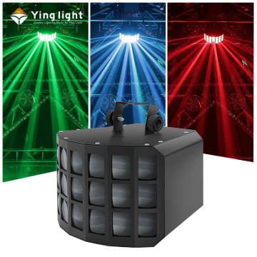 3 Layer LED Butterfly Derby Light for DJ Disco Party Bar