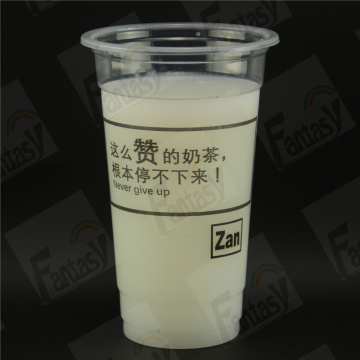 Disposable 500ml Cup Custom Blister U Shape Cup