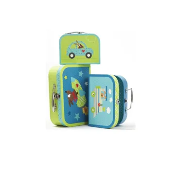 Custom Fancy Kids Cardboard Suitcase