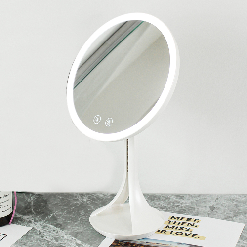 Led Makeup Mirror Vanity Lighted Round Mirror