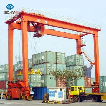 40 Ton Portable Container Lifting Gantry Crane for Port Use