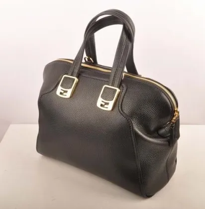 Designer, Black Replica Handbags Fendi Ladies Stylish Handbags With 32 * 26 * 14cm