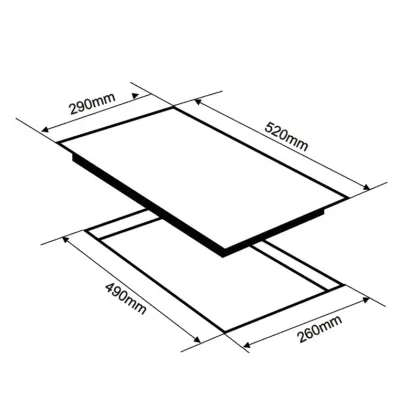 Factory Cheap Quality Electrical Kitchen Appliances: Slim 2 Burner Induction Cooker Hob