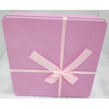 Pink Square Chokolade Metal Tin Box