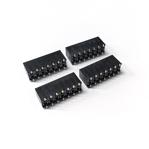 2.54mm double row female smt connector