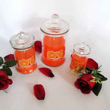 Aromatherapy and Home Decoration Use Scented Soy Candle