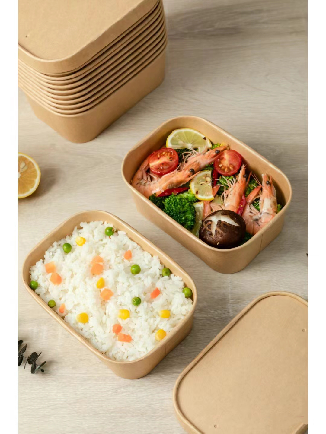 premium-quality kraft paper container