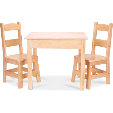 Factory Wholesale Solid Wood Dining Chair Set for Kids Play & Study - Home, Classroom & Hotel Use