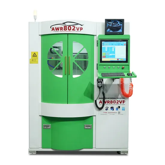 2023 Popular European Vertical Diamond Cutting Alloy Wheel Repair Machine AWR802VP