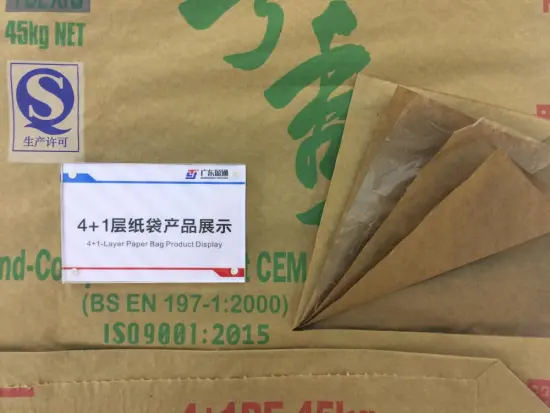 4+1 Paper plastic cement packaging bag