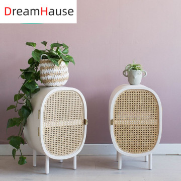 Dreamhause Solid Wood Bedside Table & Storage Cabinet