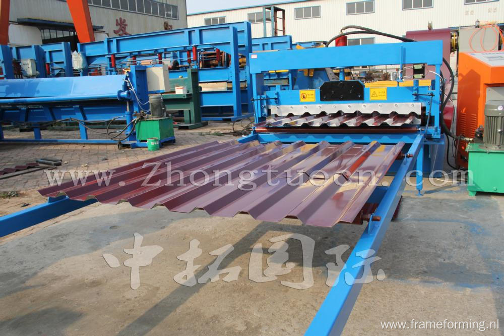 Trapezoidal Steel Roof Aluminum Roll Forming Machine