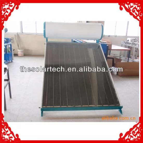 non pressured solar water heater with flat collector in southeast Asia