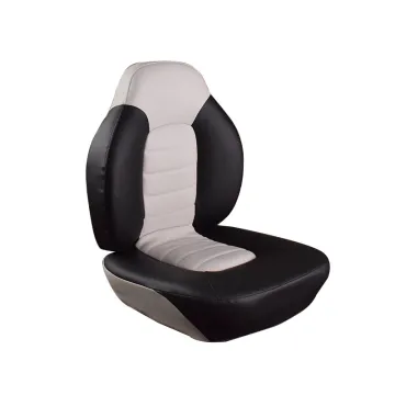 Allshine Comfortable Padded Cushion Folding Boat Seat with Pocket
