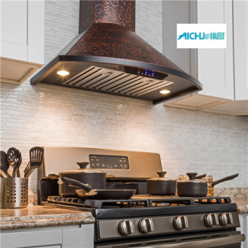 Convertible Wall Mount in Embossed Kitchen Range Hood